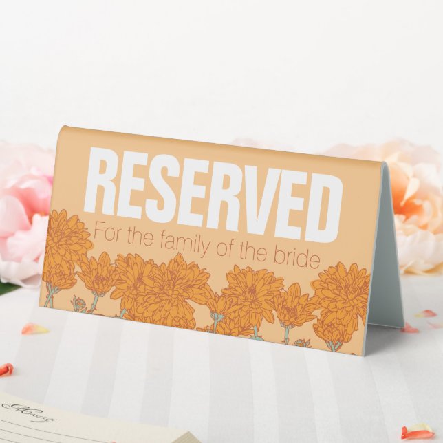 Chrysanthemum orange flower wedding reserved (In SItu (Wedding))