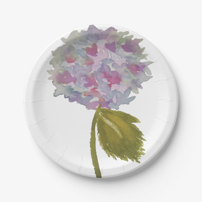 Chrysanthemum Paper Plate (Front)