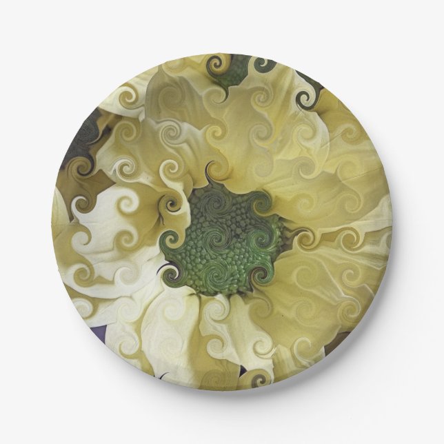 CHRYSANTHEMUM  PAPER PLATE (Front)