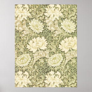Chrysanthemum Pattern William Morris 1877 Poster