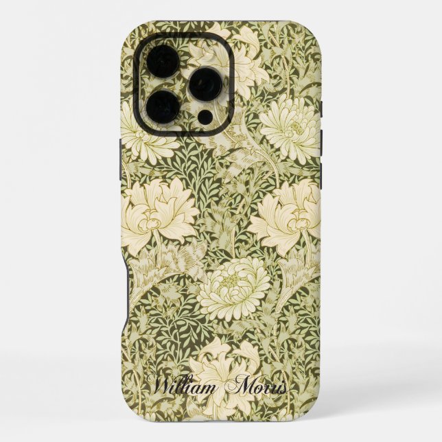 Chrysanthemum pattern - William Morris iPhone Case (Back)