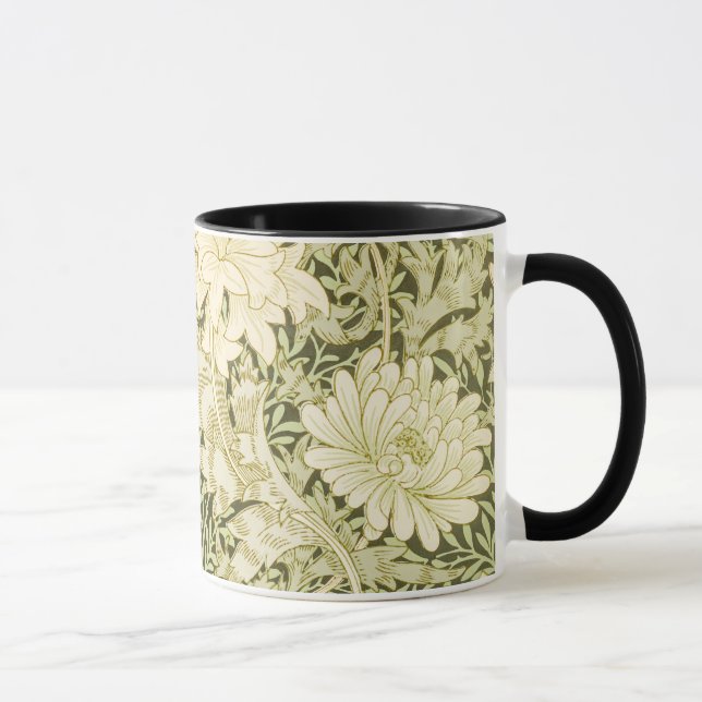 Chrysanthemum pattern - William Morris Mug (Right)