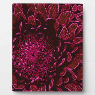 Chrysanthemum Plaque