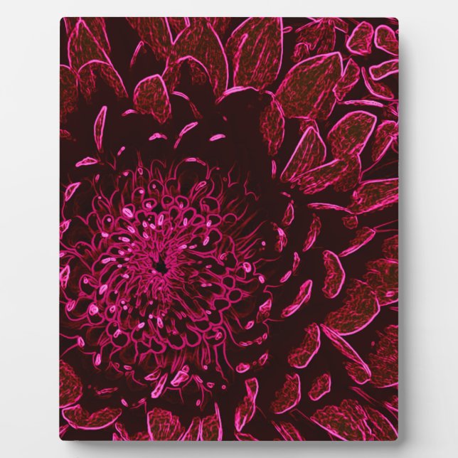 Chrysanthemum Plaque (Front)