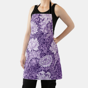 Chrysanthemum Purple, William Morris Apron