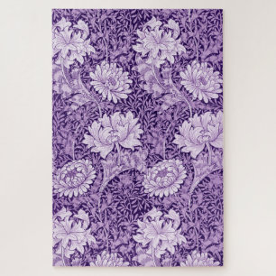 Chrysanthemum Purple, William Morris Jigsaw Puzzle
