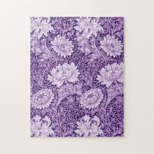 Chrysanthemum Purple, William Morris Jigsaw Puzzle
