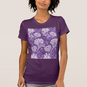 Chrysanthemum Purple, William Morris T-Shirt