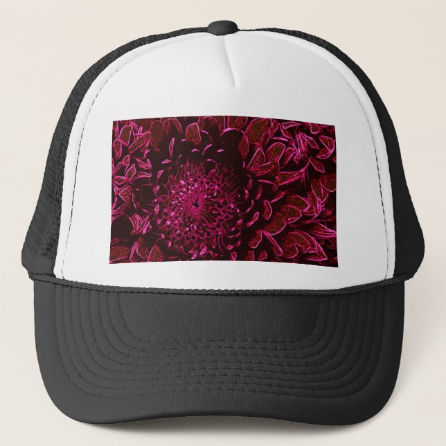 Chrysanthemum Trucker Hat (Front)