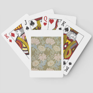 'Chrysanthemum' wallpaper, 1876 (wallpaper) Playing Cards