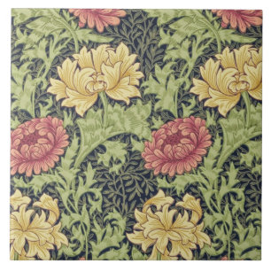 Chrysanthemum wallpaper 1877 William Morris Ceramic Tile