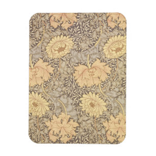 'Chrysanthemum' wallpaper design, 1876 Magnet