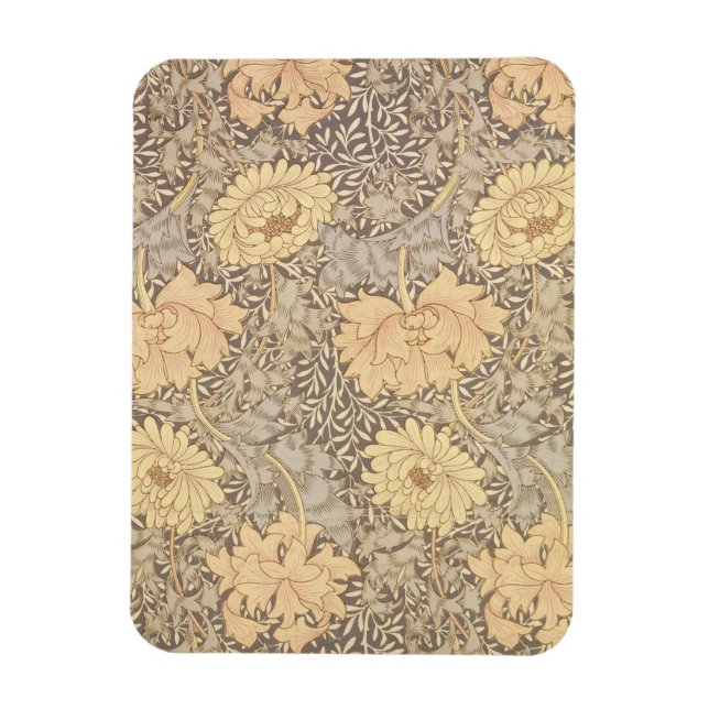 'Chrysanthemum' wallpaper design, 1876 Magnet (Vertical)