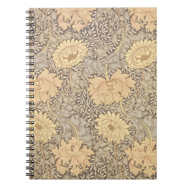 'Chrysanthemum' wallpaper design, 1876 Notebook (Front)