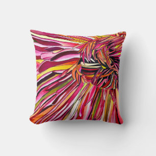 Chrysanthemum watercolor art flower cushion