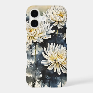 Chrysanthemum - Watercolor flowers