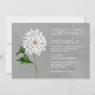 Chrysanthemum Wedding Invitations
