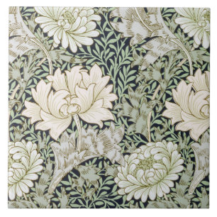 Chrysanthemum, William Morris Ceramic Tile