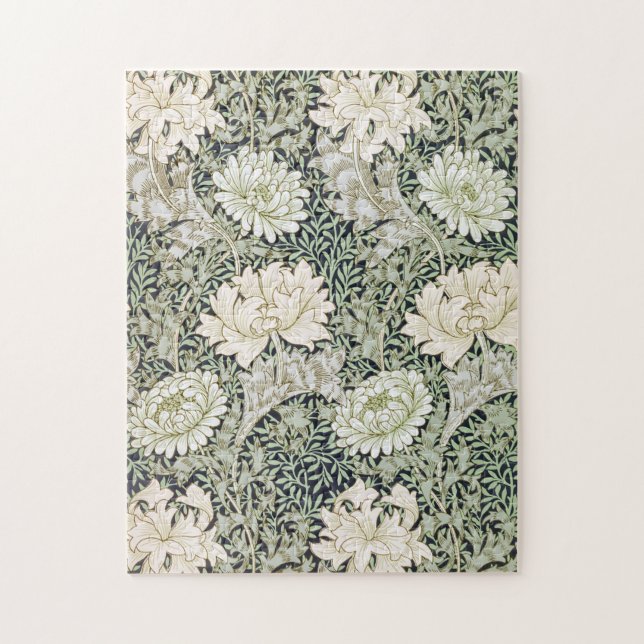 Chrysanthemum, William Morris Jigsaw Puzzle (Vertical)