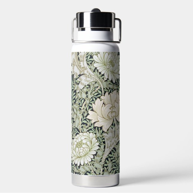 Chrysanthemum, William Morris Water Bottle (Back)
