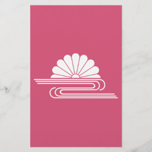 Chrysanthemum with water stationery
