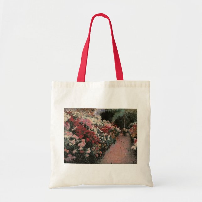Chrysanthemums by Dennis Bunker Miller, Fine Art Tote Bag (Front)
