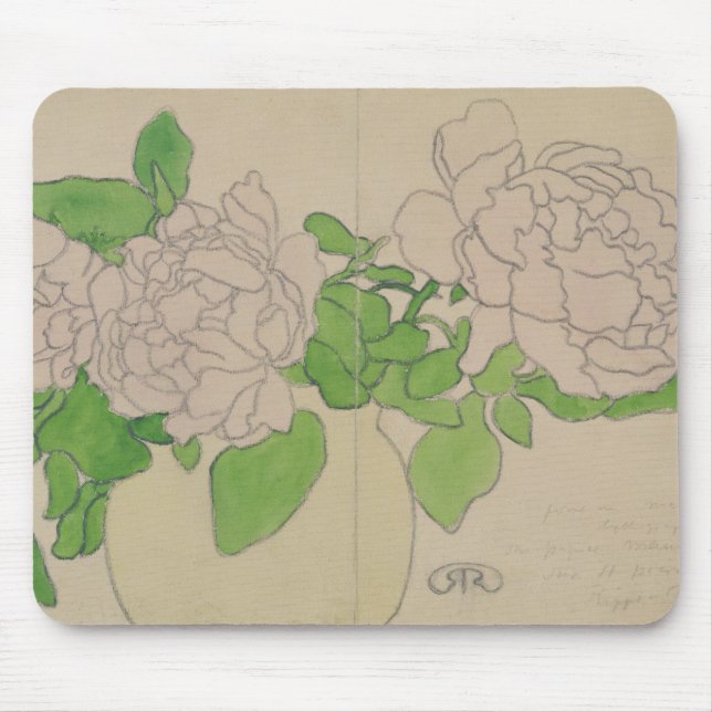 Chrysanthemums, c.1900 mouse pad (Front)