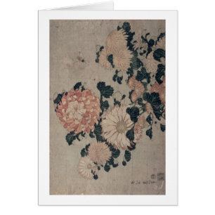 Chrysanthemums (colour woodblock)