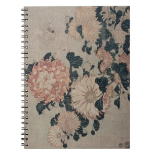Chrysanthemums (colour woodblock) notebook
