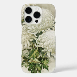 Chrysanthemums – Elegant Vintage Botanical iPhone 16 Pro Case