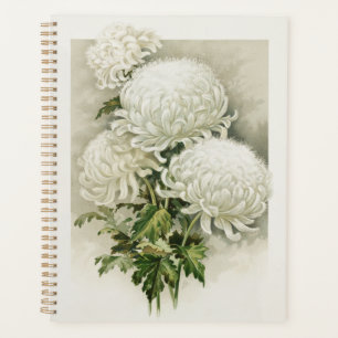 Chrysanthemums – Elegant Vintage Botanical Planner