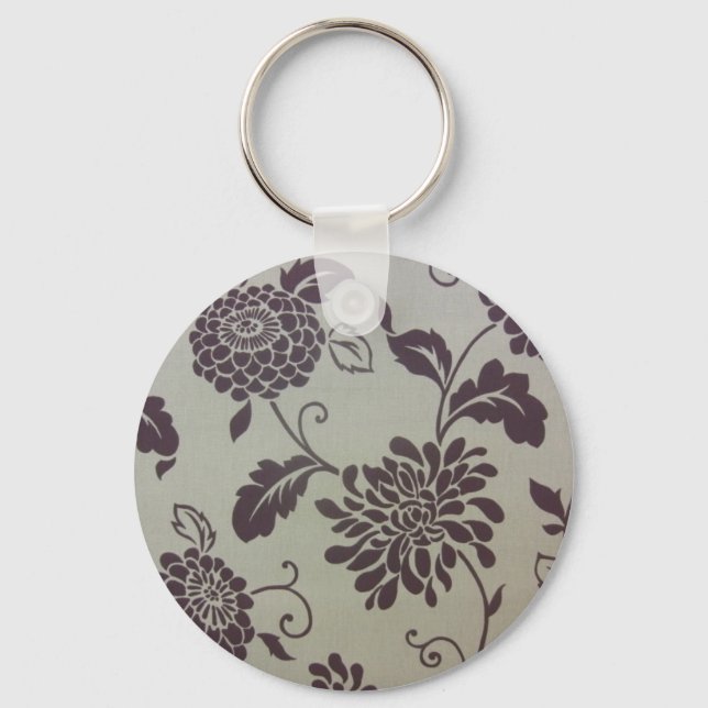 Chrysanthemums Key Ring (Front)