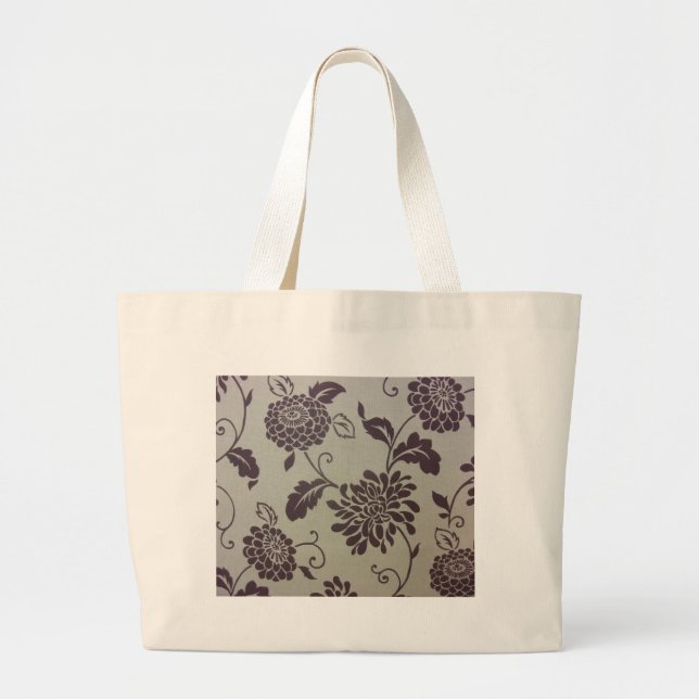 Chrysanthemums Large Tote Bag (Front)