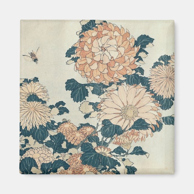 Chrysanthemums Magnet (Front)