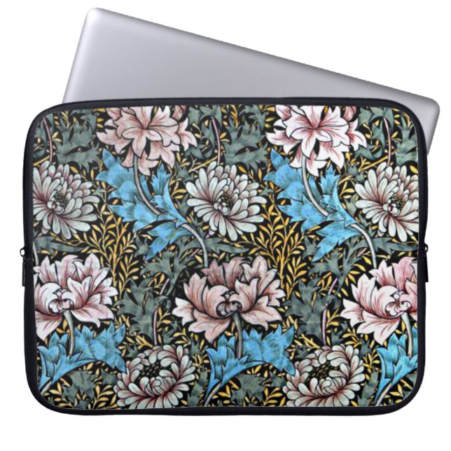 Chrysanthemums Morris Victorian Design Laptop Sleeve (Front)