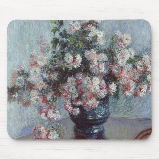 Chrysanthemums Mouse Pad (Front)
