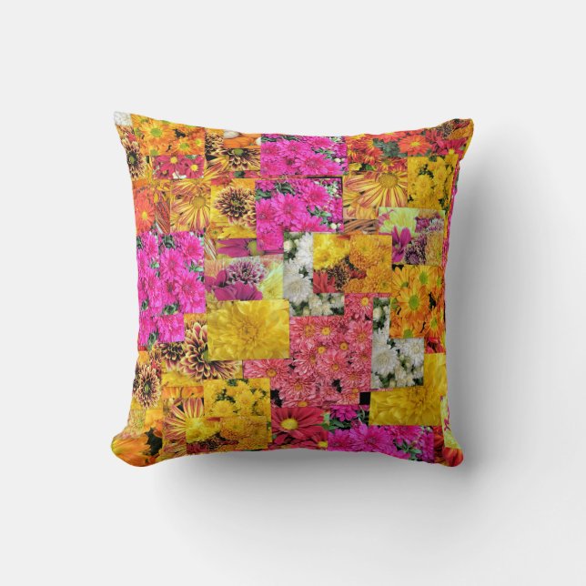 Chrysanthemums - pillow (Front)
