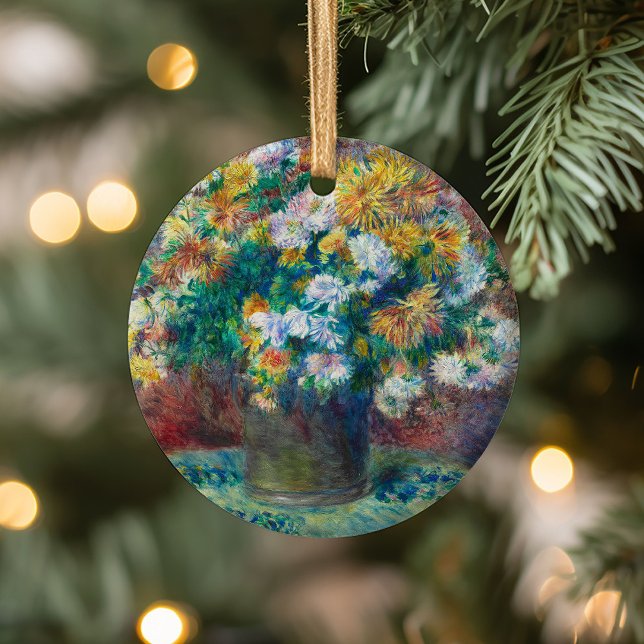 Chrysanthemums | Renoir Ceramic Ornament (Creator Uploaded)