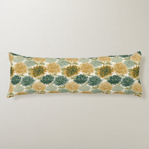 Chrysanths Botanical Office Decor Romantic Pregnan Body Cushion