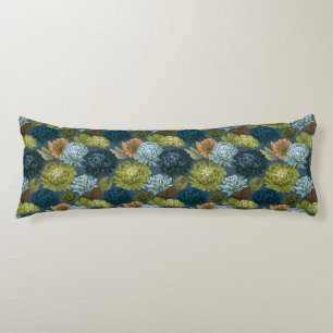 Chrysanths Bouquet Diy Décor Boho Couch Body Cushion