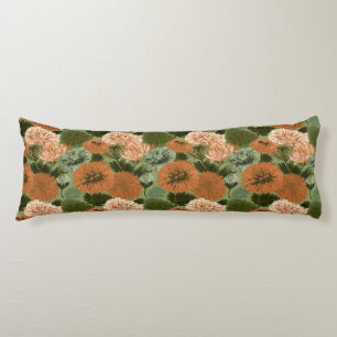 Chrysanths Floral Cosy Home Victorian Memory Foam Body Cushion