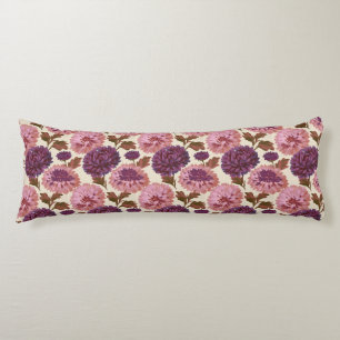 Chrysanths Floral Diy Décor Cottagecore Nexk Body Cushion