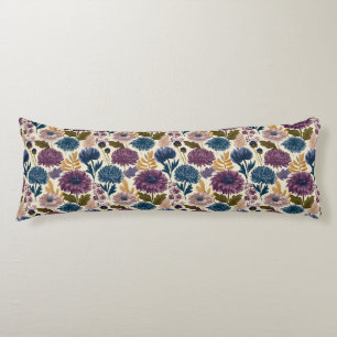 Chrysanths Nature Dining Room Decor Vintage Pregna Body Cushion