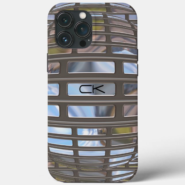 Chrysleen  Modern Monogram Case-Mate iPhone Case (Back)