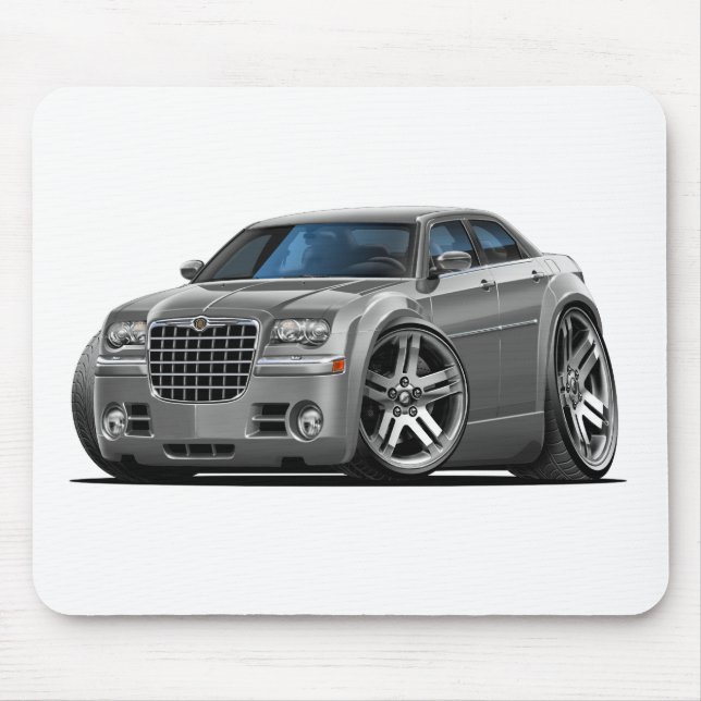 Chrysler 300 Grey Car Mouse Pad (Front)