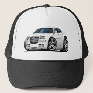 Chrysler 300 White Car Trucker Hat