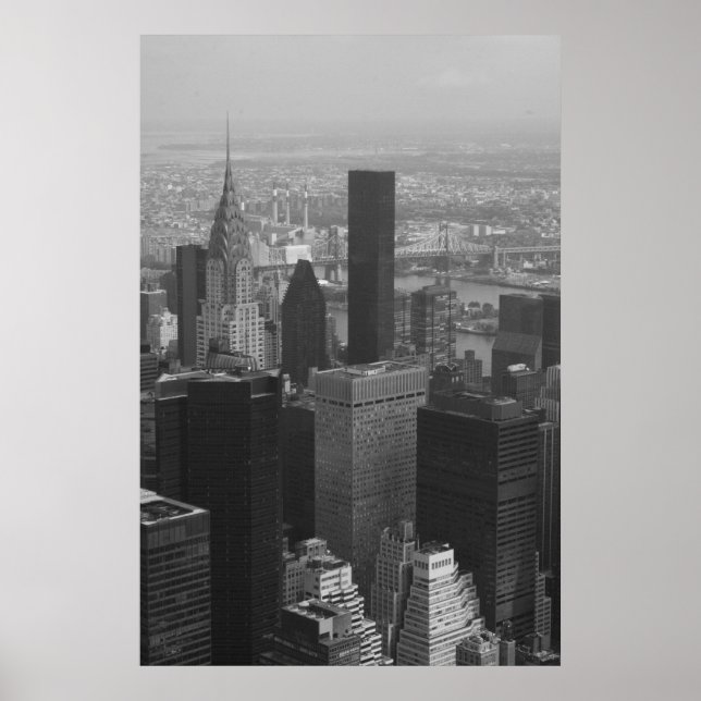 Chrysler Building and Midtown Poster (Front)