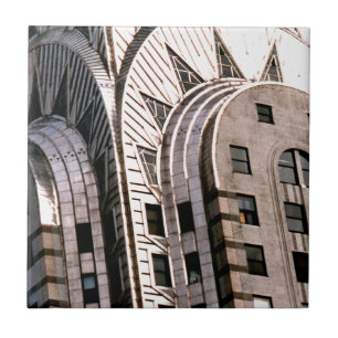 Chrysler Building: Close Up View Ceramic Tile