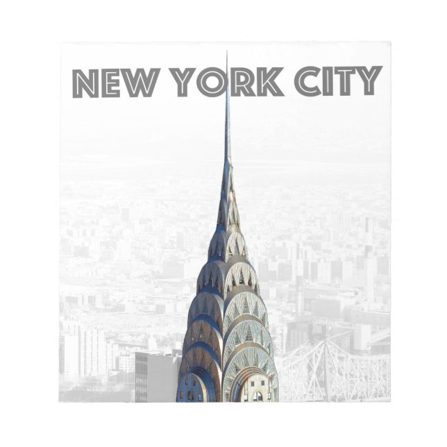 Chrysler Building New York City Notepad (Front)