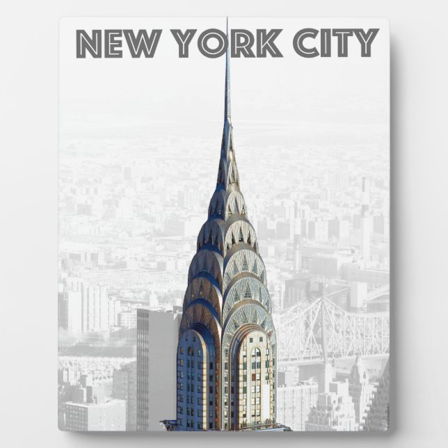 Chrysler Building New York City Plaque (Front)